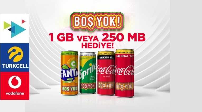 Daha Daha Fanta ve Cola 1 GB Kampanyası