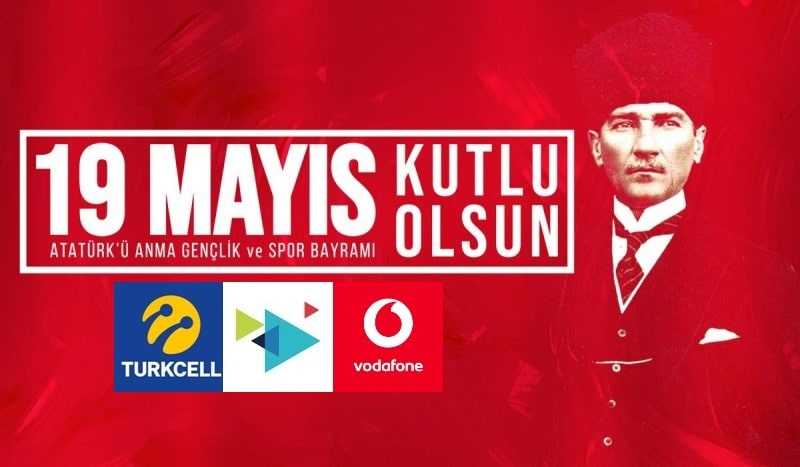 19 Mayıs Atatürk'ü Anma ve Gençlik Bayramı Bedava İnternet