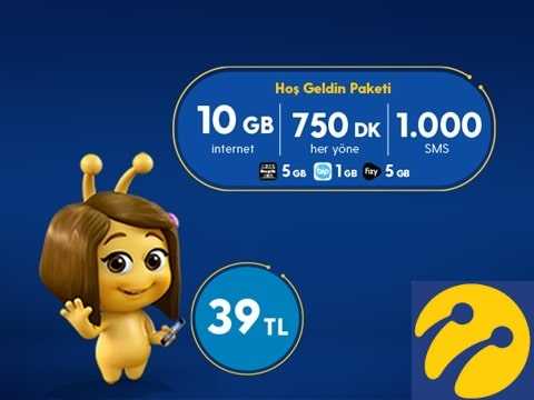 Hoşgeldin 10 GB Paketi 39 TL