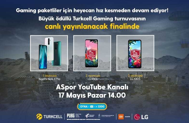 Turkcell PUBG Gaming Turnuvası | BiP ve A Spor Katılma 2020