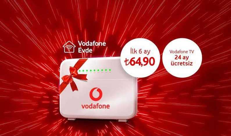 Vodafone Evde Paketleri 64 TL ve 2021 Fiyatları