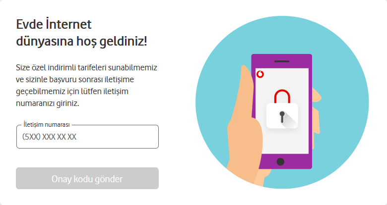 Vodafone Evde İnternet Kampanyaları