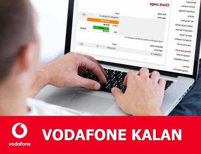 Vodafone Kalan Paket Sorgulama ve Öğrenme