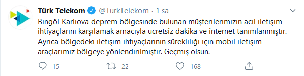 Türk Telekom Deprem İnternet