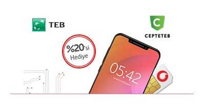 CEPTETEB %20 Fatura İndirimi