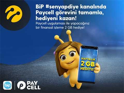 Sen Yap Diye Paycell 2 GB Görevi