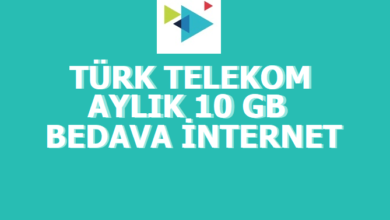 Türk Telekom Sil Süpür 10 GB Bedava İnternet