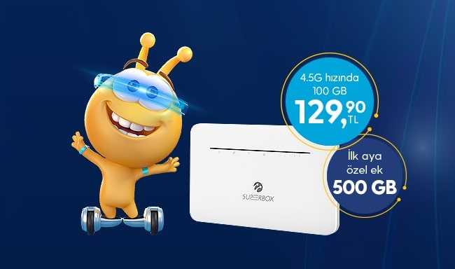 Turkcell Taşınabilir Superbox Sınırsız Paketleri