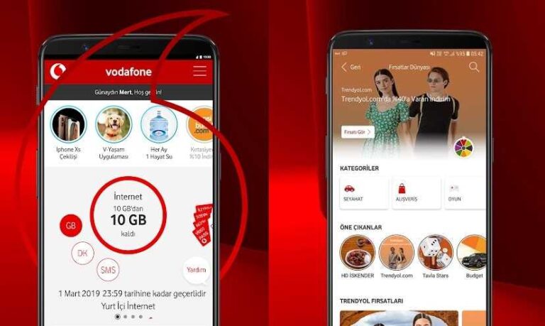 Vodafone Yanımda (Haftalık Hediye Çark) İndir » Bedava İnternet