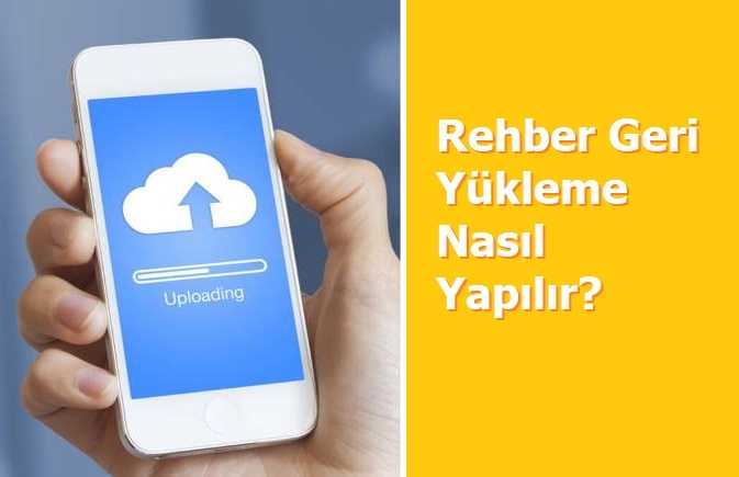 Türk telekom rehber geri yükleme