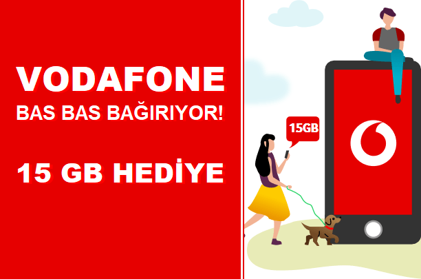 Vodafone Paylaş 15 GB Bedava İnternet Kazan