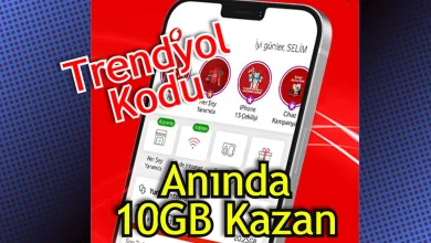 Vodafone trendyol 10 gb bedava i̇nternet kodu