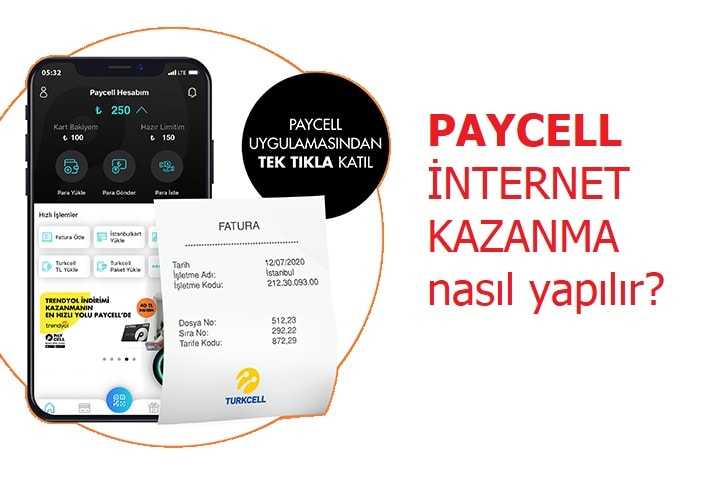 Ücretsiz Paycell indir internet Kazan