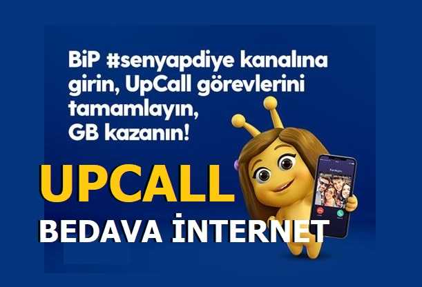 Upcall Turkcell Bedava internet