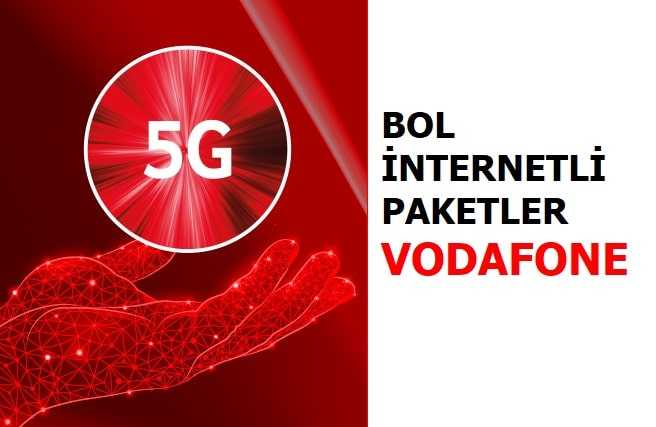 Vodafone Bol İnternetli Tarifeler Faturasız 2021