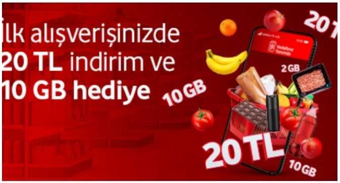 Vodafone Yanımda 10 GB Bedava İnternet