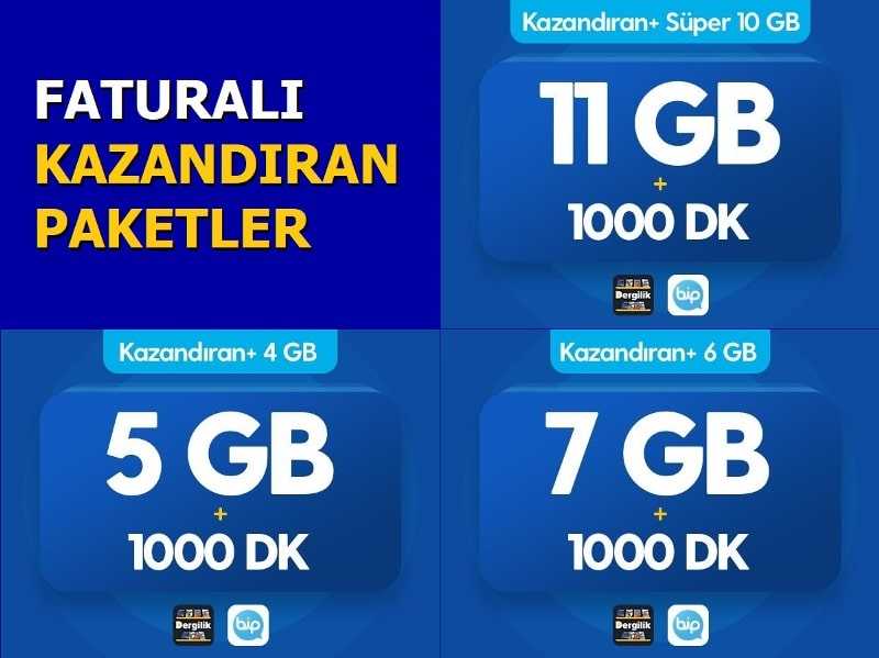 Turkcell Faturalı Kazandıran Paket 2021