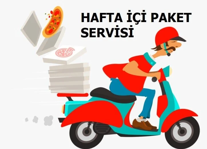 Hafta içi paket servis kaça kadar açık