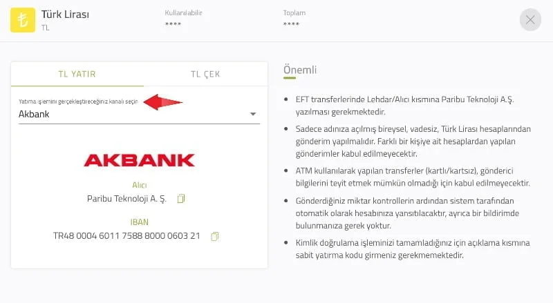 Paribuya nasıl para yatırılır?