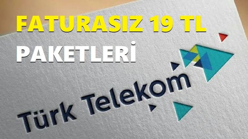 Türk Telekom Paketler 19 TL