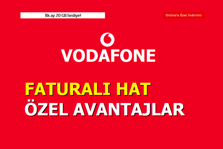 Vodafone Numara Taşıma Faturalı Hat Avantajları 2021