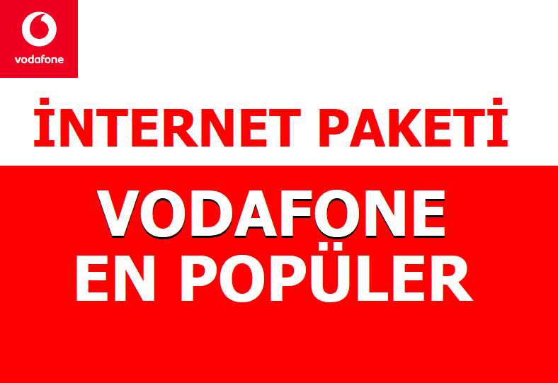 Vodafone Popüler Ek İnternet Paketleri 2021
