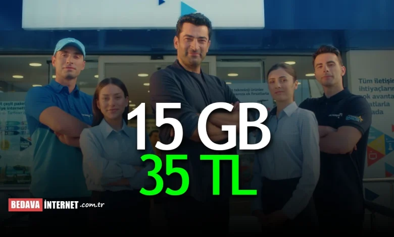 Türk telekom 15 gb 35 tl nasıl yapılır