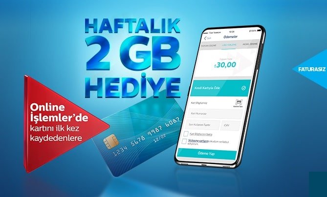 Türk Telekom Faturasız Bedava internet 