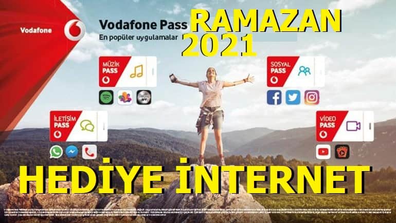 Vodafone (Faturasız) Bedava internet Kampanyası 2021