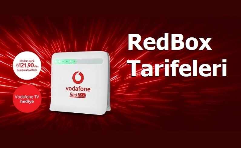 Vodafone Redbox Tarifeleri 2021