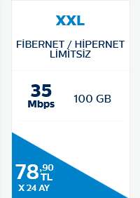 Türk Telekom 35 mbps fiyatı 78,90 TL