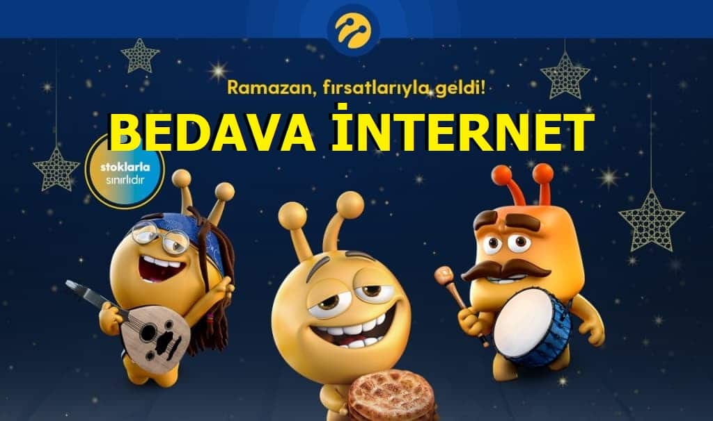 Turkcell Bedava internet