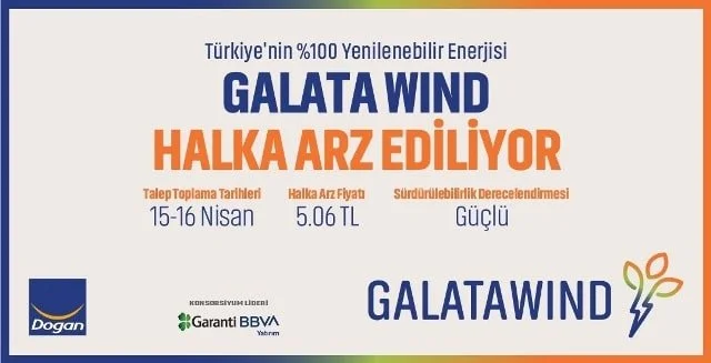 Galata wind halka arz nasıl alınır?
