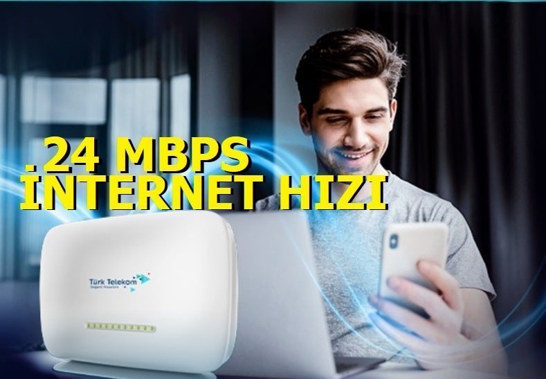 24 Mbps İnternet Hızı Türk Telekom 