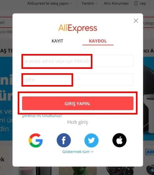 Siteye üye olun yada üyeliğiniz varsa giriş yapın