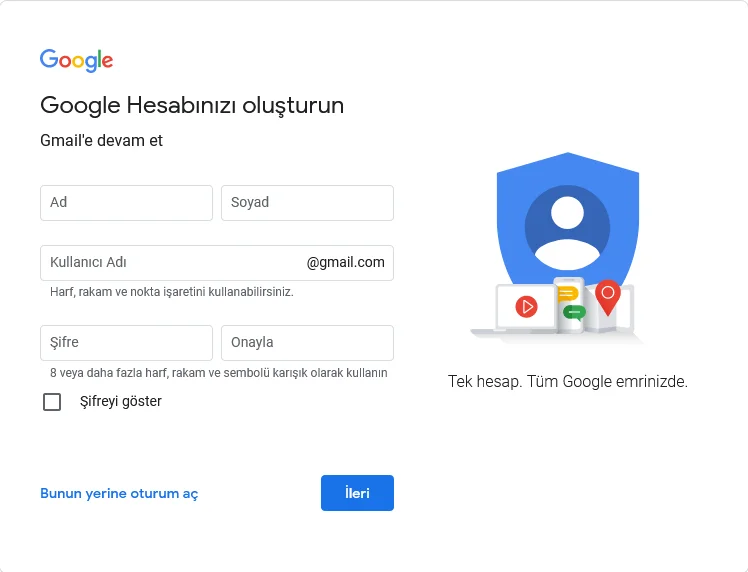 Ücretsiz E-posta Nasıl Alınır