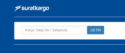 Sürat Kargo Takip