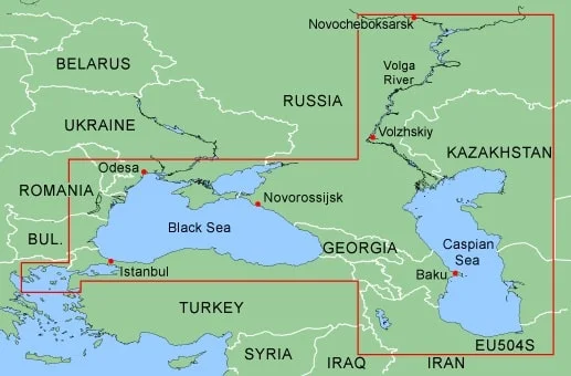 Hazar Denizi Haritası