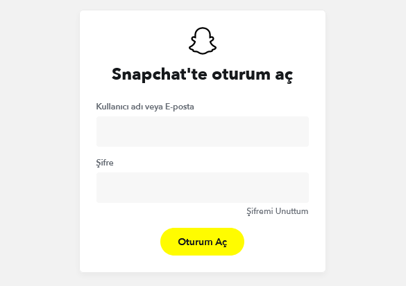 Snapchat hesap silme: telefondan kalıcı hesap silme linki