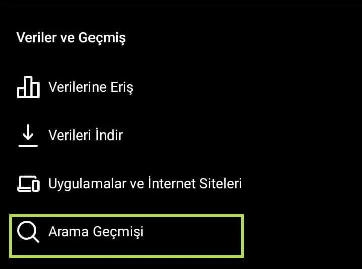 Instagram aramalar nasıl silinir