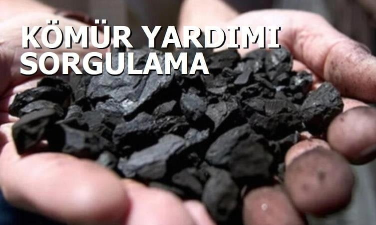 T. C. Kimlik numarası i̇le kömür yardımı sorgulama
