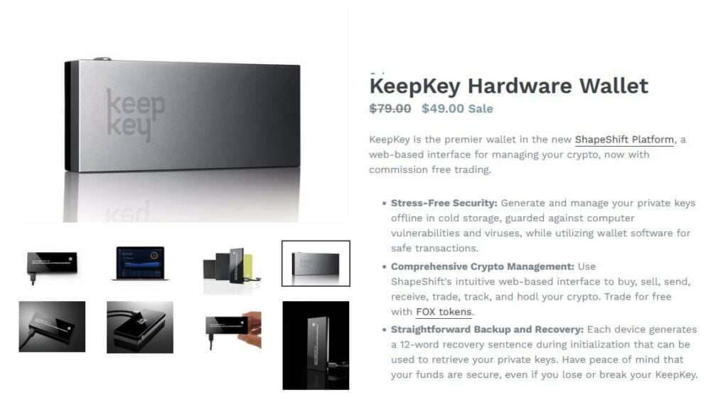 KeepKey - En Uygun Fiyatlı Kripto Donanım Cüzdanı