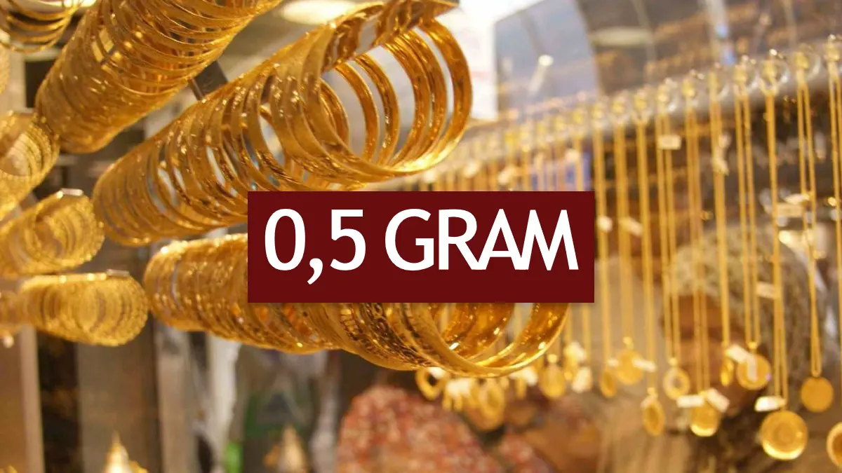 Hediyelik yarım gram altın fiyatı