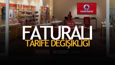 Vodafone Faturalı Tarifeler