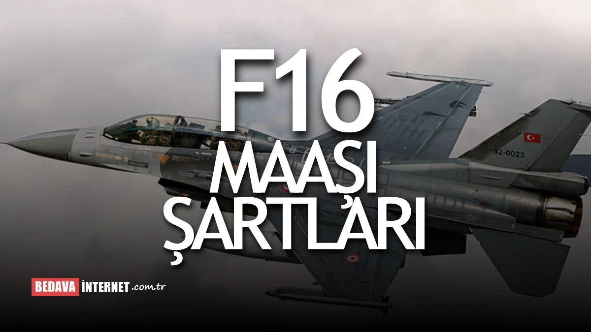 F16 pilotu nasıl olunur