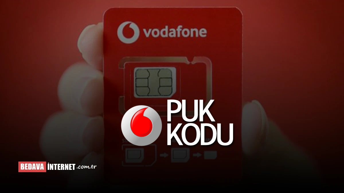 Vodafone puk kodu nasıl alınır