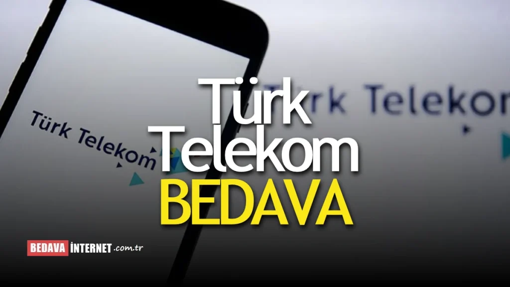Türk Telekom Online İşlemler Bedava internet