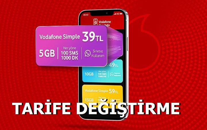 Vodafone Taahhüt Bitmeden Tarife Değişikliği