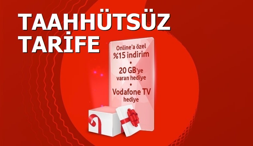 Vodafone Tarife Değiştirme Faturalı 2022