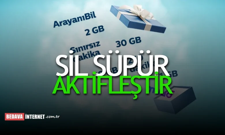 Sil süpür nasıl aktif edilir